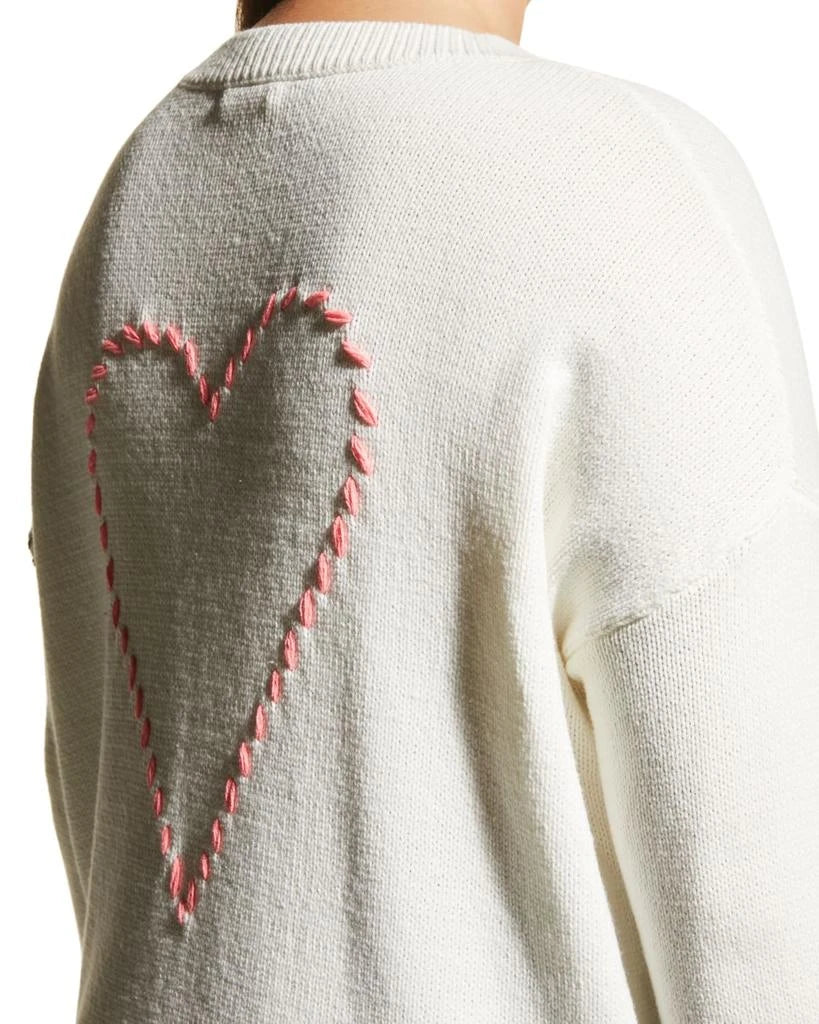 Lisa Todd Love Stitch Heart Sweater