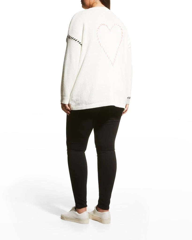 Lisa Todd Love Stitch Heart Sweater