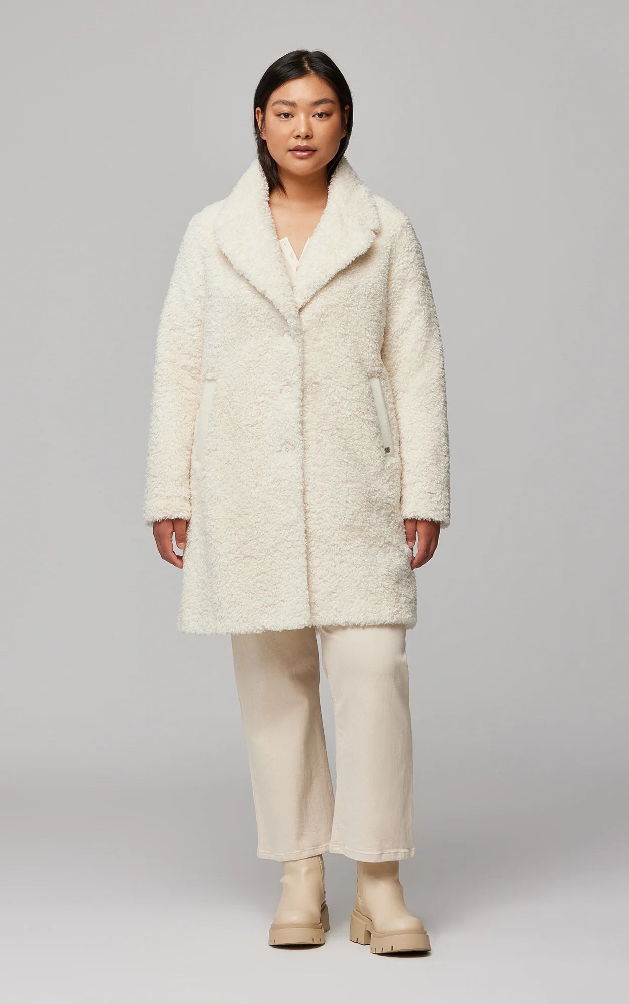 Soia & Kyo Santhia Faux Shearling Coat