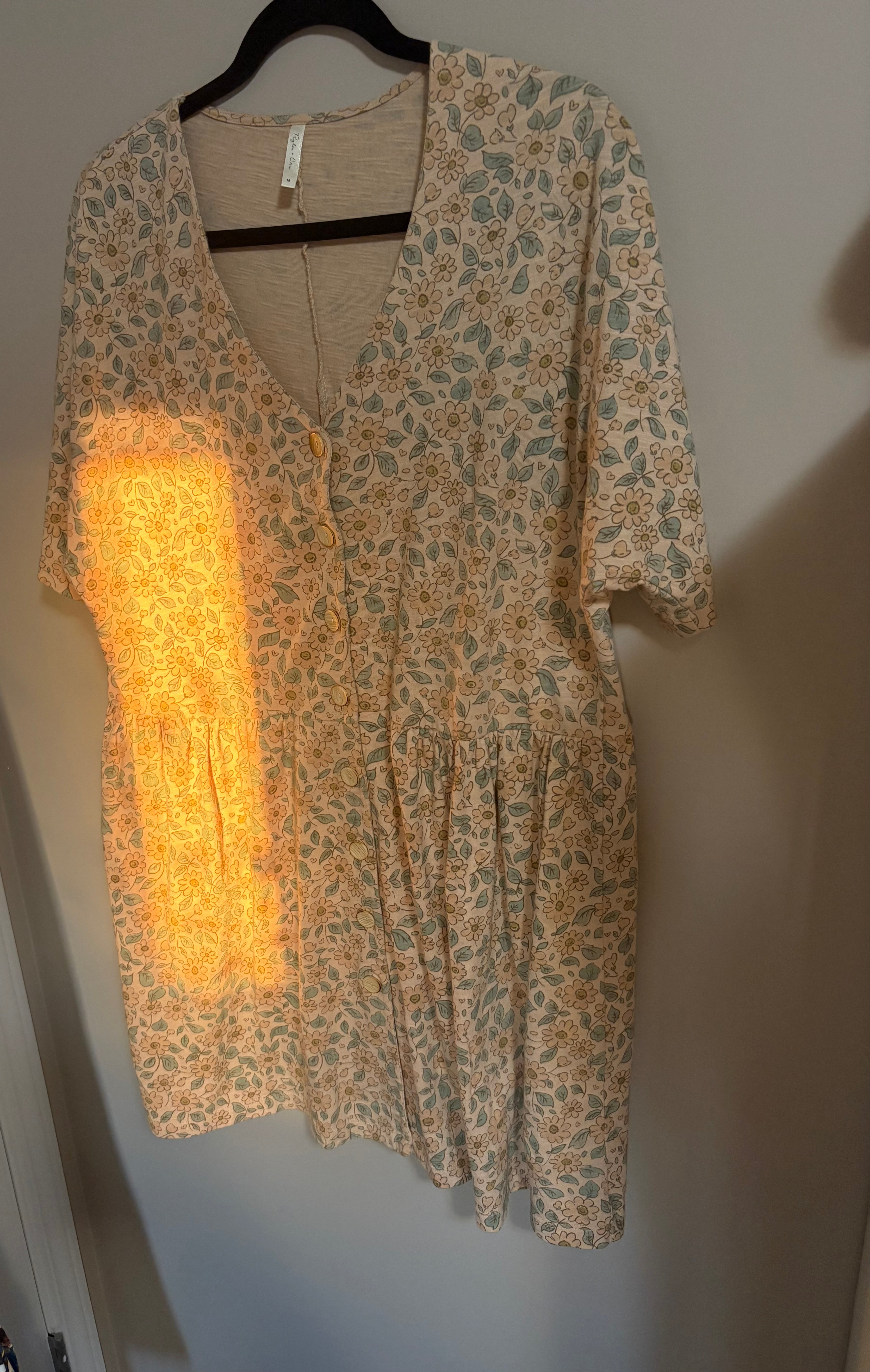 Rylee + Cru Button Mini Dress