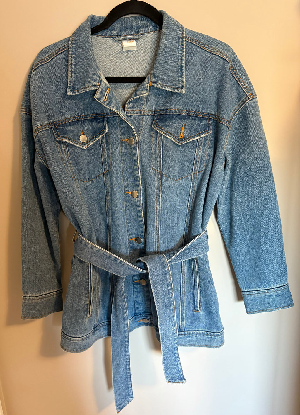 Löle Belted Denim Jacket