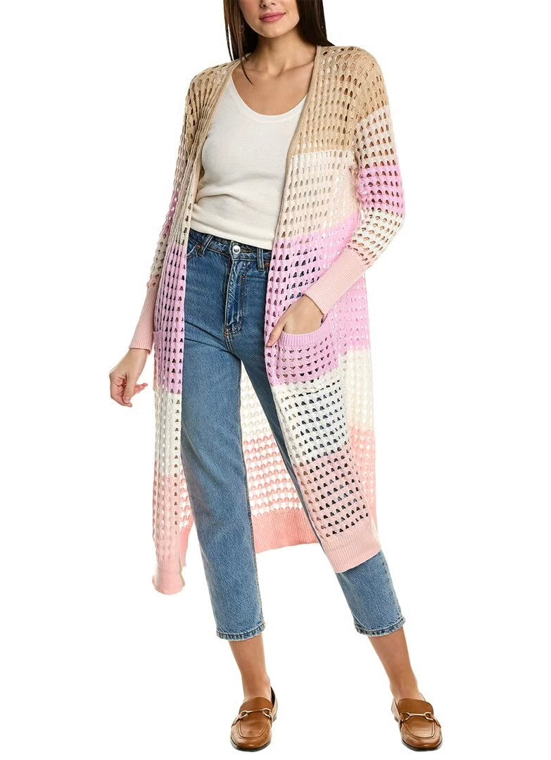 WISPR Pointelle Long Cardigan