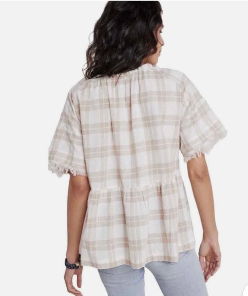 Anthropologie Pilcro Peplum Blouse