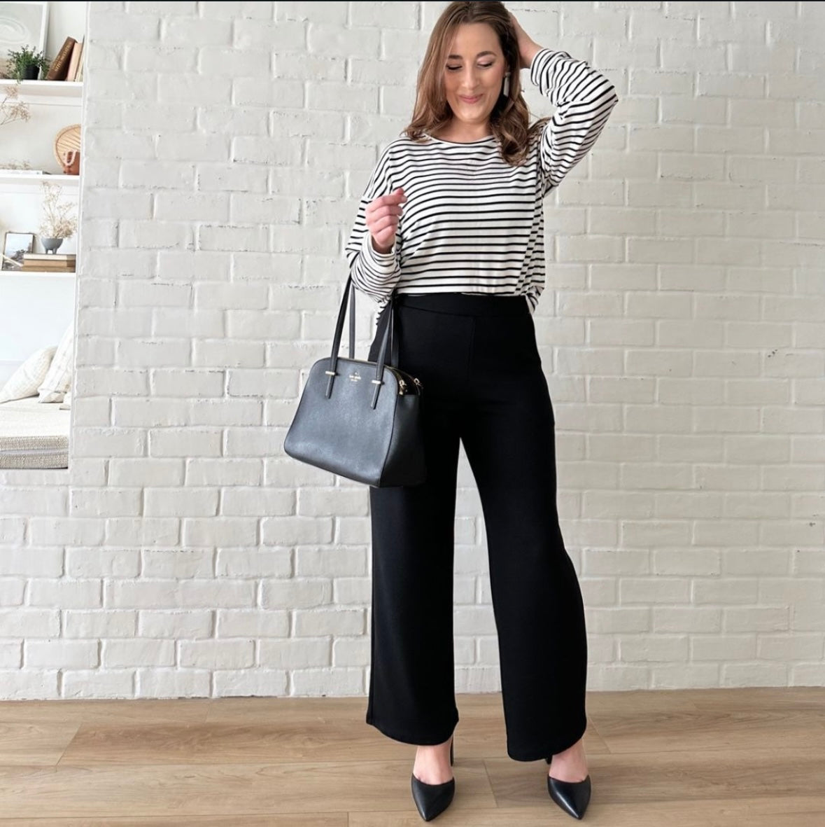 Ang Hill Striped Munro Crewneck