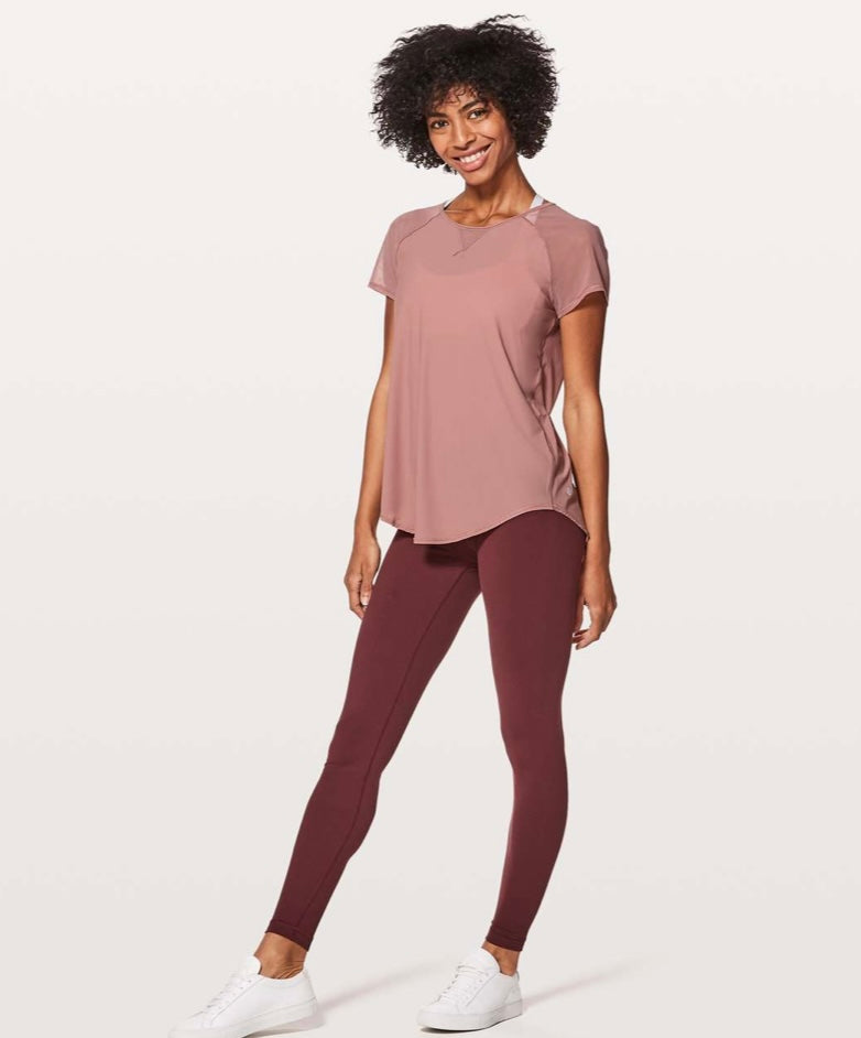 Lululemon Mix & Mesh Short Sleeve Tee