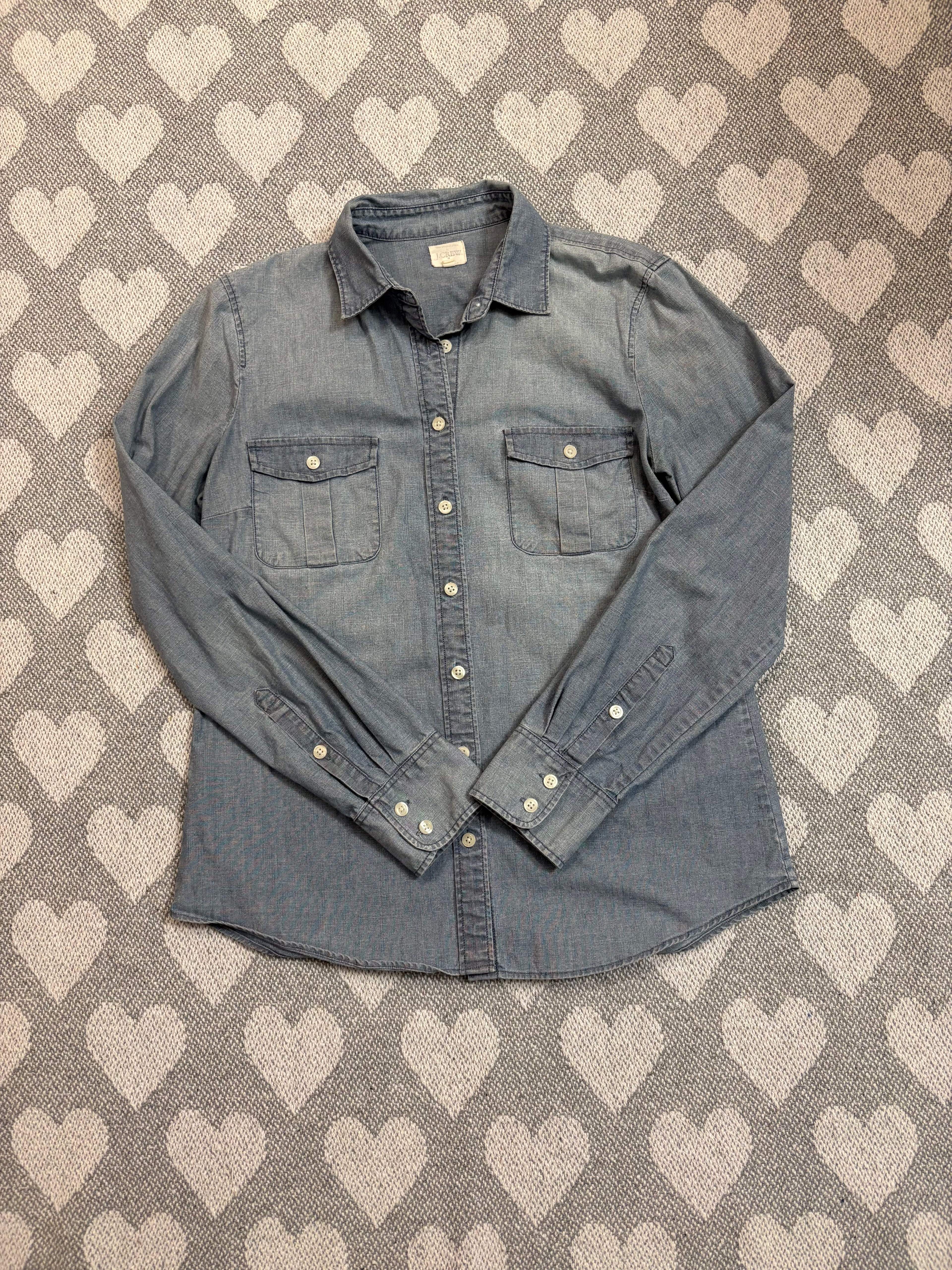 J. Crew Denim Button Down Shirt
