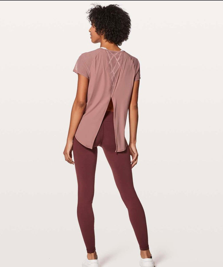 Lululemon Mix & Mesh Short Sleeve Tee