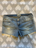 Dex Lace Denim Shorts