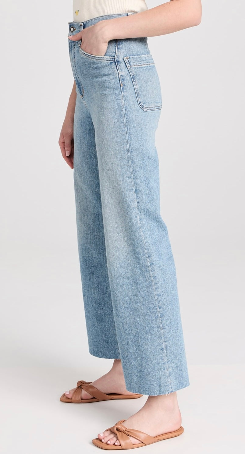 Favorite Daughter The Mischa Super High Rise Wide Leg Jeans