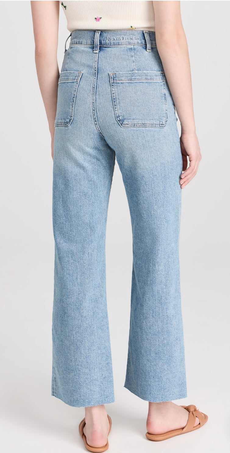 Favorite Daughter The Mischa Super High Rise Wide Leg Jeans