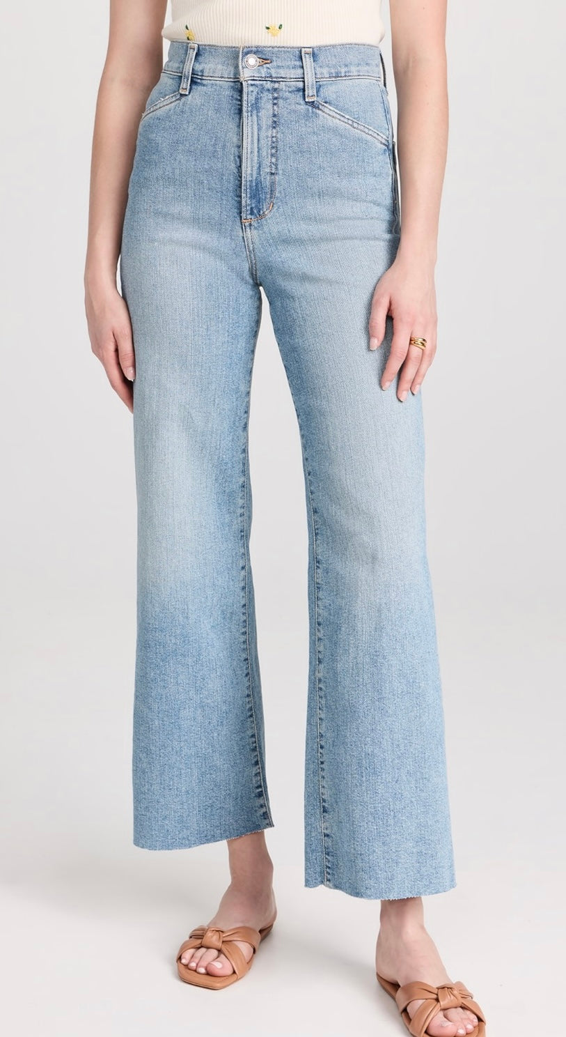 Favorite Daughter The Mischa Super High Rise Wide Leg Jeans