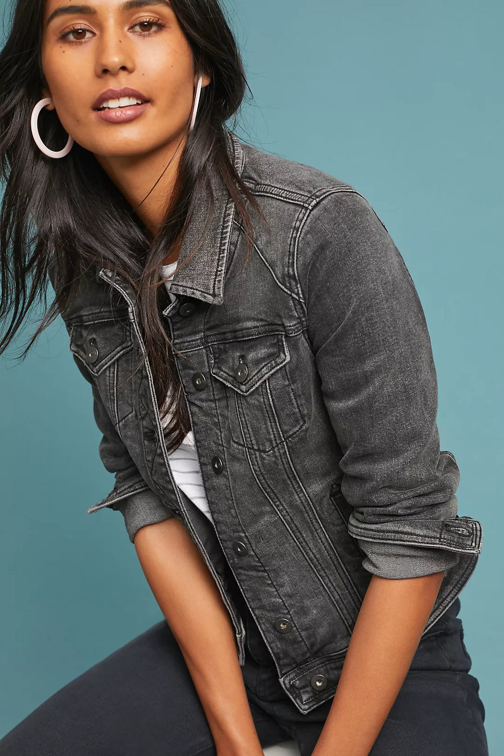 Anthropologie Pilcro Classic Denim Jacket