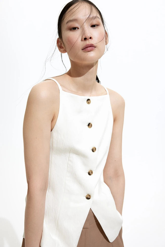 NWT H&M Tapered Waist Vest