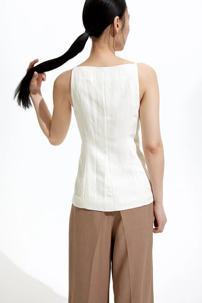 NWT H&M Tapered Waist Vest