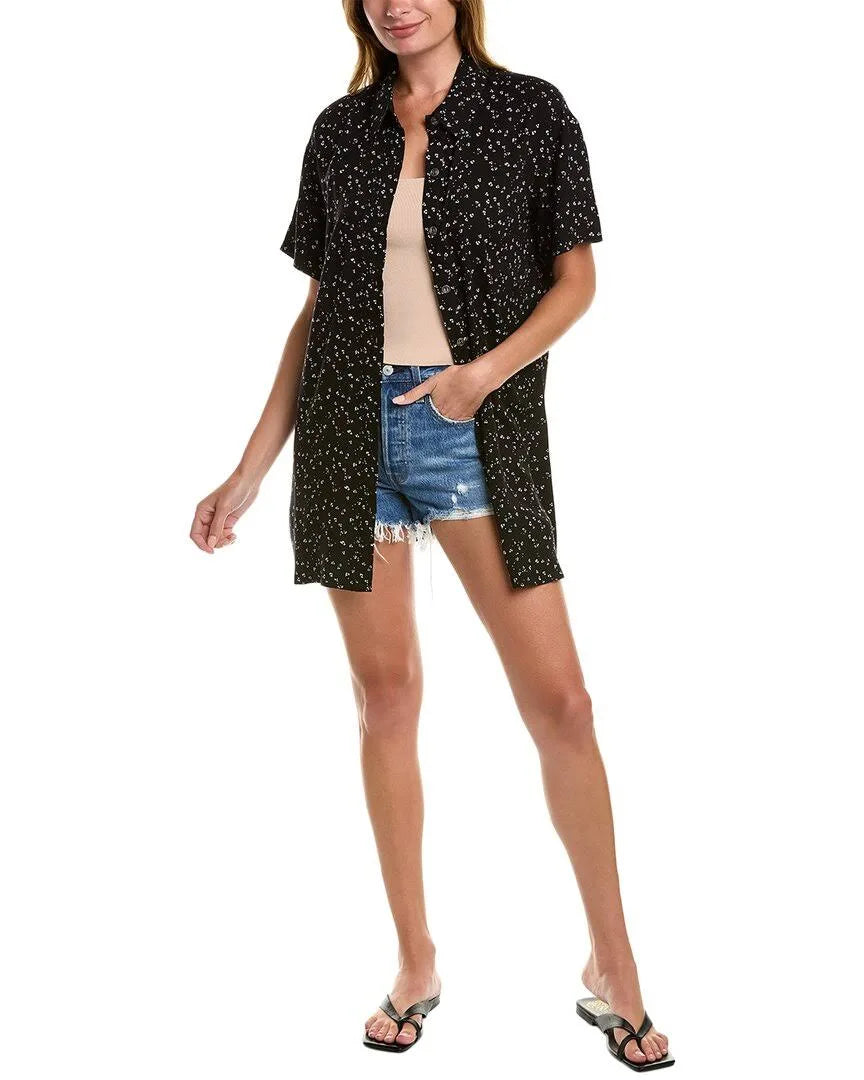 Saltwater Luxe Spotted Shirtdress