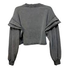 7 for all Mankind Cropped Sweatshirt