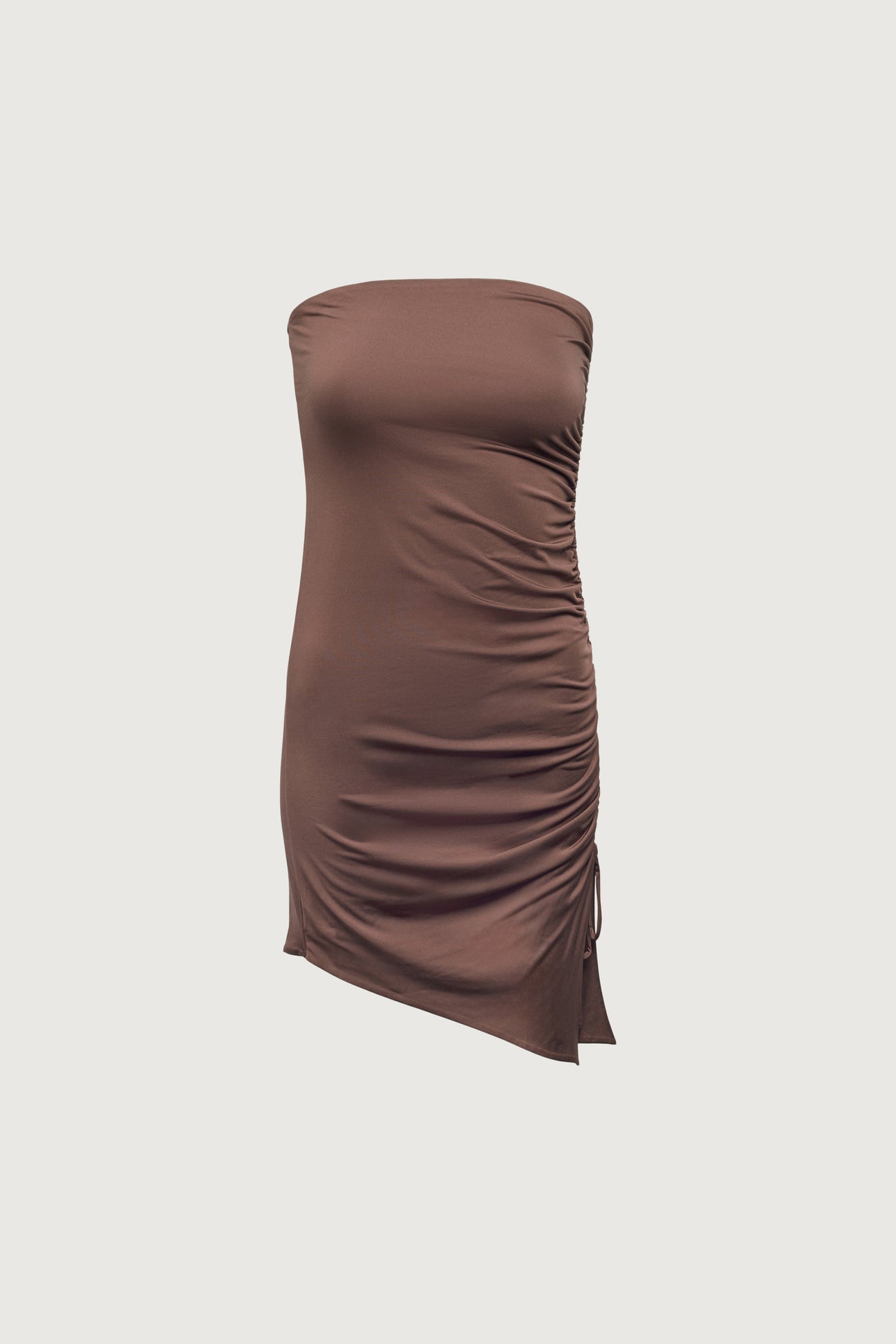 Oak & Fort Tube Mini Dress with Ruched Detail