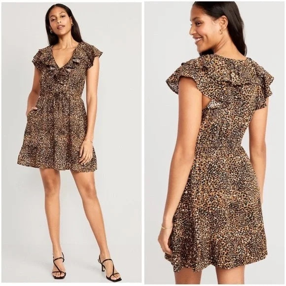 NWT Old Navy Wild Spots Dress